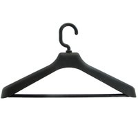 Cabide para Camisa Social Roupa Reforçado Ombreira Preto Closet Organizador Armário