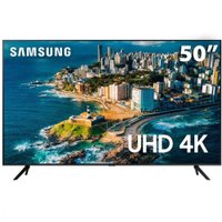 Smart TV Samsung 50 UHD 4K 50CU7700 Processador Crystal 4K Gaming Som Imagem