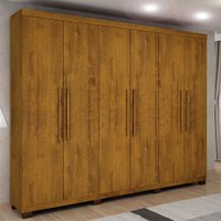 Roupeiro 6 Portas 4 Gavetas Master Rovere Rustico