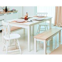 Mesa de Jantar Ditália 2Bancos 2Cad JA-220+JA-225