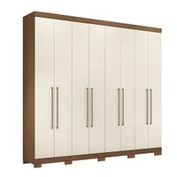 Guarda-Roupa Casal Com Pés C/ 8 Portas 4 Gavetas Master Vip Santos Andirá Atacama