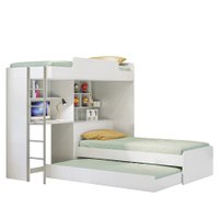 Treliche Solteiro New Office com Escrivaninha e Tomada Santos Andira Branco TX