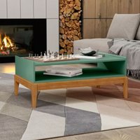 Mesa de Centro Finestra Milao Verde e Freijo 2911VEF