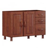 Balcão 2 Portas 3 Gavetas Finestra Bronze Imbuia 1186T