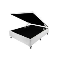 Box Baú Castor Casal Branco 138x188x35cm