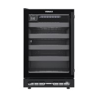 Champanheira de Embutir Venax 24 Garrafas Preto Porta Invertida 220V