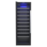 Adega de Vinhos Venax 50 Garrafas Piubella Preto Porta Invertida