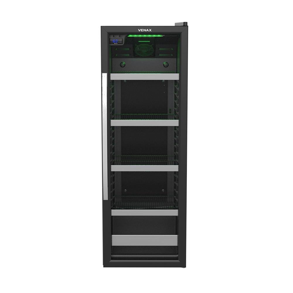 Geladeira/refrigerador 200 Litros 1 Porta Preto Color Light - Venax - 110v - Expvq200