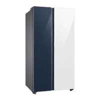 Geladeira Samsung Bespoke Side by Side com Porta de Abertura Automática 590L 110V RS60CB760A7NAZ