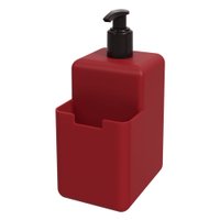 Dispenser Single 500ml Coza 8 x 10,5 x 18,2 cm - Vermelho Bold Coza