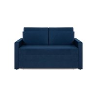 Sofá Cama Castor Casal Salerno Max Suede Azul 2 Lugares