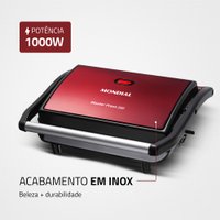 Grill e Sanduicheira Mondial Press Ceramic 2 EM 1 612403