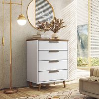 Cômoda com 4 Gavetas New Conect Santos Andirá