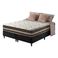 Cama Box King Preto + Colchão Molas Ensacadas Las Vegas 193x203x65cm 612717