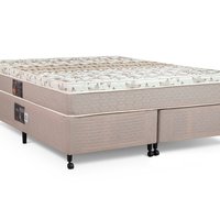 Cama Box + Colchão Castor King Class One Face Pocket 180x200x52cm 333589