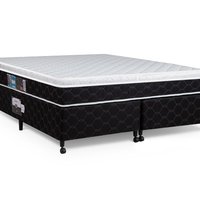 Cama Box + Colchão Castor King Montblanc One Face D33 180x200x52cm 333808