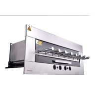 Churrasqueira a Gás Natural de Embutir 8 Espetos Titan 604734