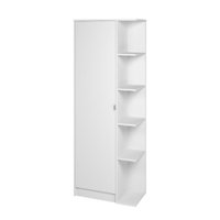 Armário Multiuso em MDP com 1 Porta e 10 Prateleiras BRV Móveis 611357