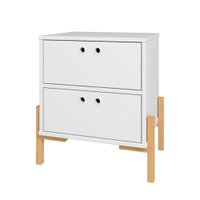 Mesa de Cabeceira em MDP com 2 Gavetas BRV Móveis 611496