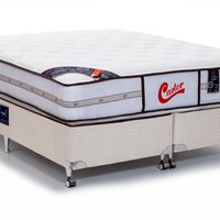 Cama Box + Colchão Castor King Vitagel Classic Double Face Pocket 180x200x63cm