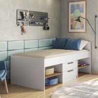 Cama com 2 Gavetas Conect Santos Andirá Branco TX