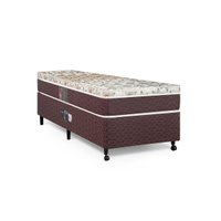 Cama Box + Colchão Castor Solteiro Class One Face Híbrido 100x200x52cm 333581 Bege