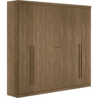 Guarda Roupa Casal 6 Portas Ripado Buriti Santos Andira Jatoba