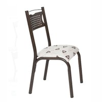 Kit 2 Cadeiras Ciplafe Poeme Revestimento Corino