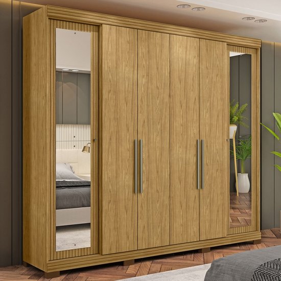 Guarda-Roupa Casal Bogotá 6 Portas MX MÓVEIS