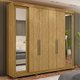 Guarda-Roupa Casal Bogotá 6 Portas MX MÓVEIS