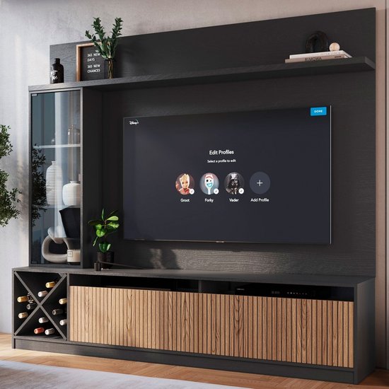Estante para Tv até 60 Polegadas Capri 3 Portas