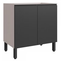 Armário de Cozinha 80 Cm 2 Portas 1 Prateleira