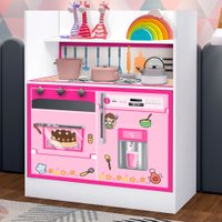Estante para Livros Magia 2 Portas 1 Gaveta - Rosa
