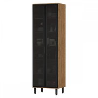 Cristaleira Toscana 2 Portas com Vidro 100% MDF