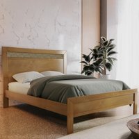 Cama de Casal Império 148,5cm Madeira Maçiça