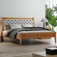 Cama Casal Vivare 160cm Madeira Maciça