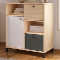 Armário para Escritório Nordik 1 Porta 2 Gavetas