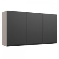 Armário Aéreo Cozinha 120 Cm 3 Portas 2 Prateleiras