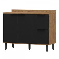 Balcão de Cozinha para Pia Toscana 2 Portas 2 Gavetas 100% MDF BTO03