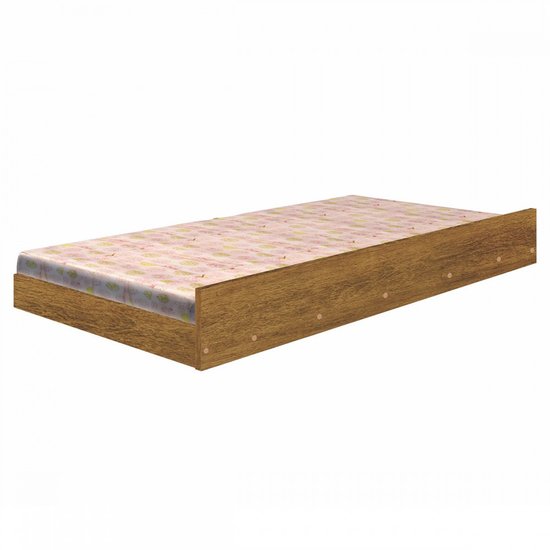 Cama Infantil Auxiliar Solteiro 100% MDF