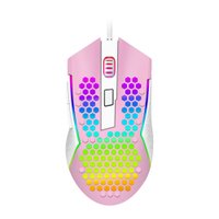 Mouse Gamer M987PW-P RGB Reaping Elite Bubblegum Redragon Rosa com Branco