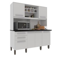 Cozinha Luna Plus 6 Portas 2 Gaveta - BRANCO NEVE