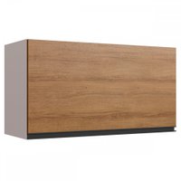 Armário Aéreo Cozinha 80 Cm 1 Porta Basculante Marrom