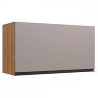 Armário Aéreo Cozinha 80 Cm 1 Porta Basculante Bege