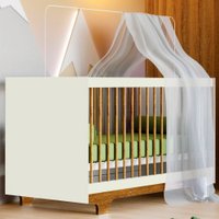 Berço Mini Cama Flocos 100% MDF Bege
