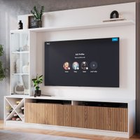 Estante para Tv até 60 Polegadas Capri 3 Portas Branco
