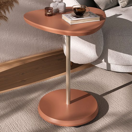 Mesa de Canto Bia 100% Mdf Marrom
