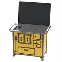 Fogao a Lenha Venax GII n 2 Renaissance Amarelo Cald SE