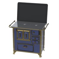 Fogao a Lenha Venax GII n 1 Renaissance Azul SE