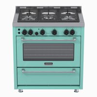 Fogao a Gas 5 Bocas Venax Temis Verde